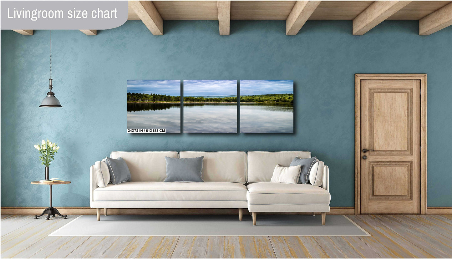 Acadia’s Secret Haven: Bowl Lake in Acadia National Park Maine Wall Art Metal Aluminum Print The Bowl Trail Landscape