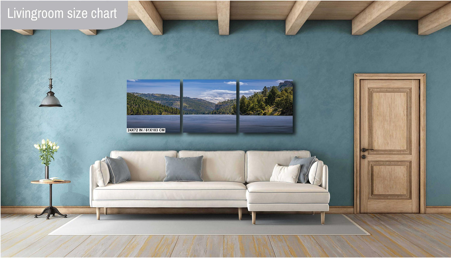 Montana's Scenic Heart: Gates of the Mountains and Missouri River Wall Art Metal Aluminum Print Helena National Forest Montana Landscape