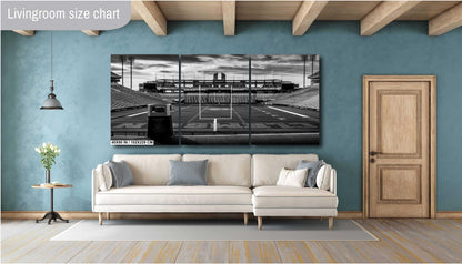 Clemson Tigers Stadium: Print Black and White Iconic Clemson Memorial Stadium Wall Art South Carolina Football Metal/Acrylic/Canvas