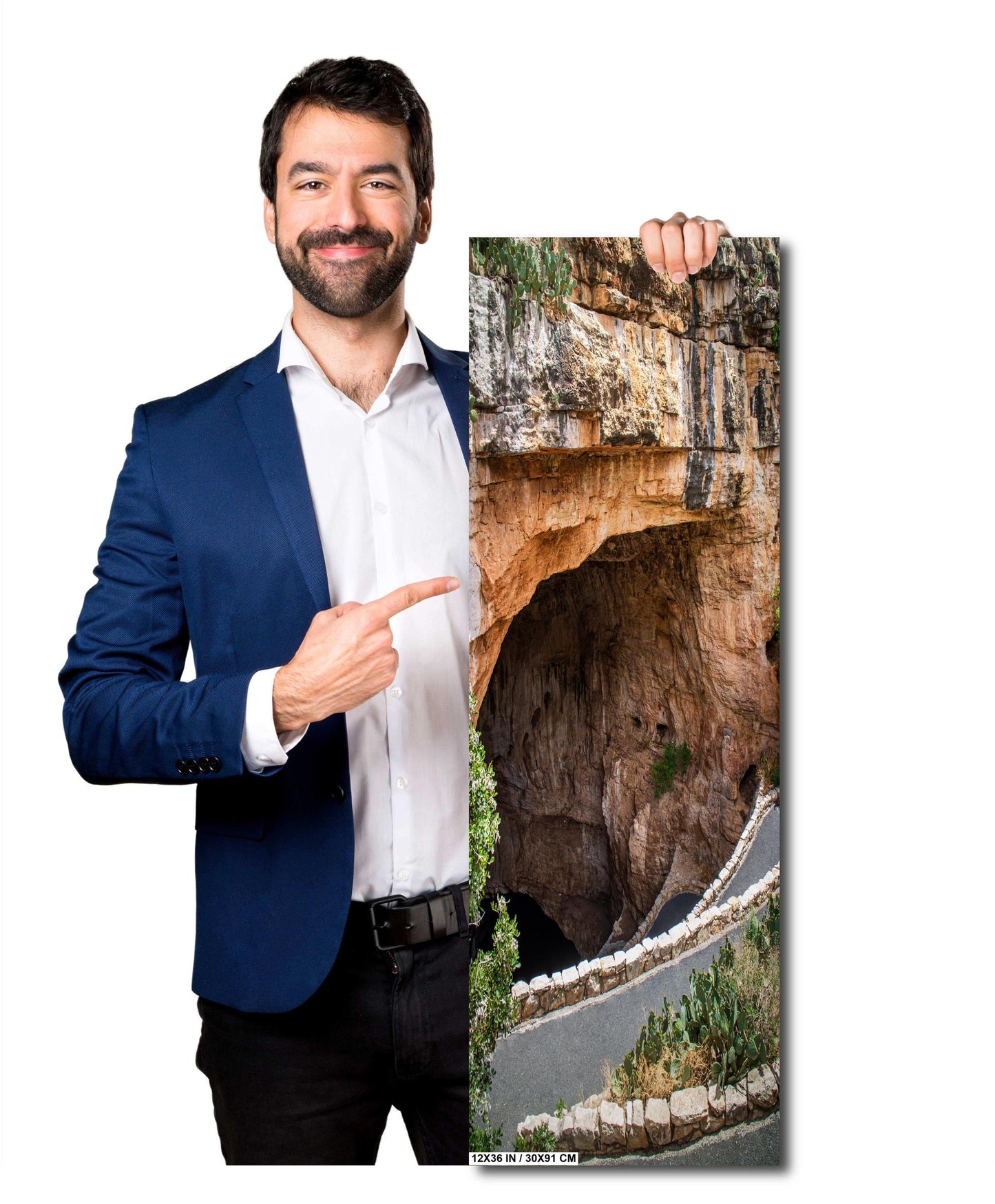 To The Batcave: The Dramatic Entrance to Carlsbad Caverns National Park Wall Art Print New Mexico Photography Aluminum/Acrylic/Metal/Canvas