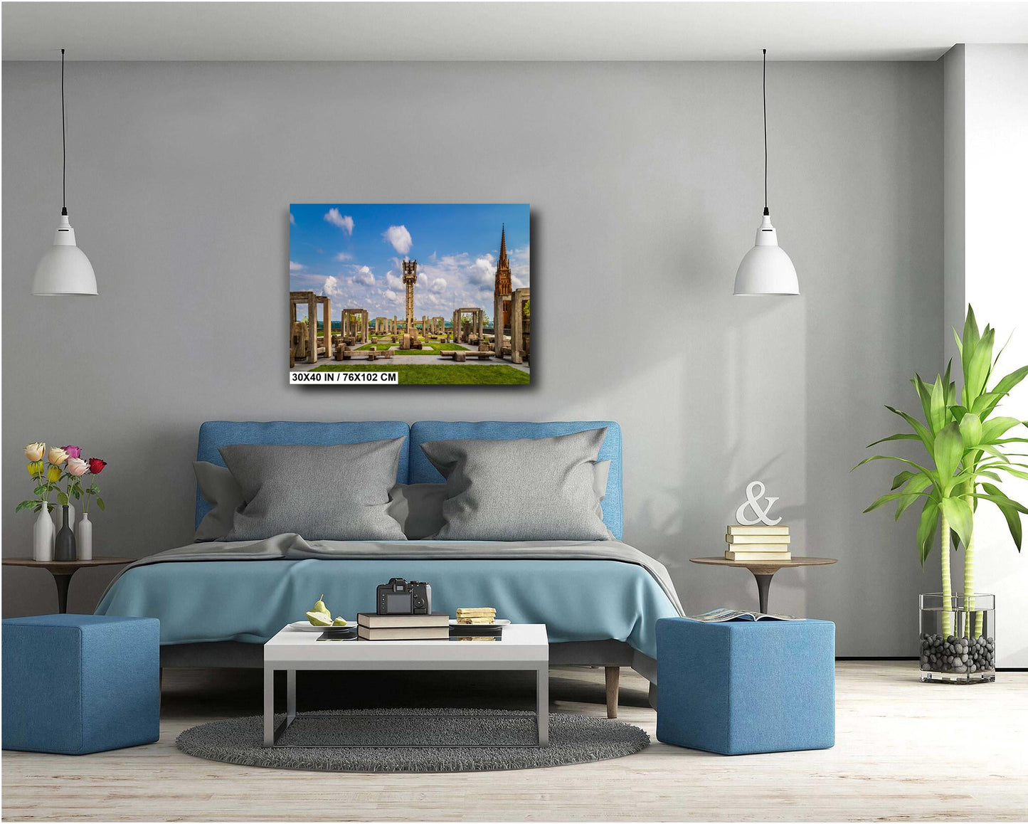 Albany’s Modern Heart: Empire State Plaza Albany, New York Print Wall Art Photography Aluminum/Acrylic/Metal/Canvas