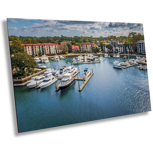 Harbour Town View From Hilton Head Lighthouse: Print Wall Art Hilton Head Island South Carolina Photography Metal/Acrylic/Aluminum/Canvas