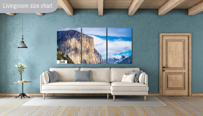 Cliffs of Wonder: Majestic El Capitan Yosemite National Park Poster Canvas Wall Art Photography