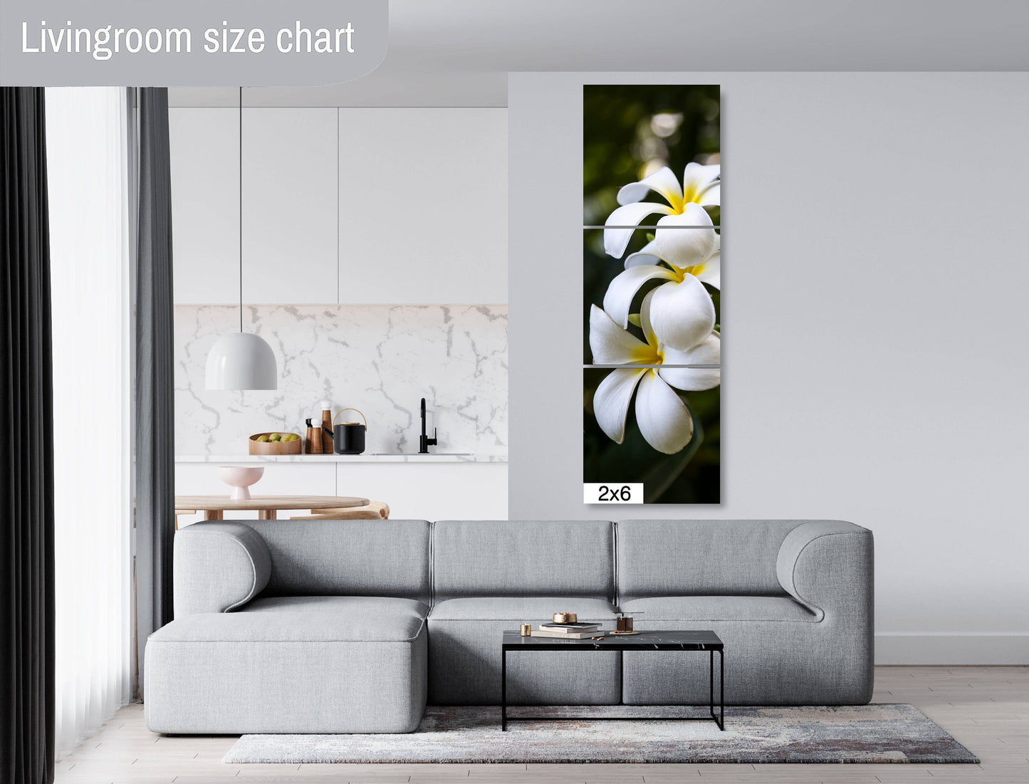 Island Elegance: Hawaiian White Plumeria Flower Photography Wall Art Nature Canvas Print