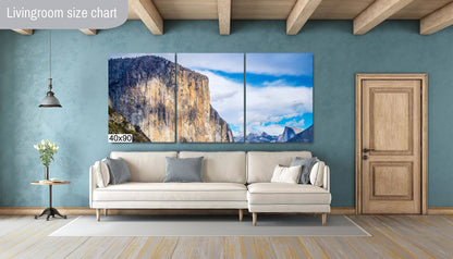 Cliffs of Wonder: Majestic El Capitan Yosemite National Park Poster Canvas Wall Art Photography