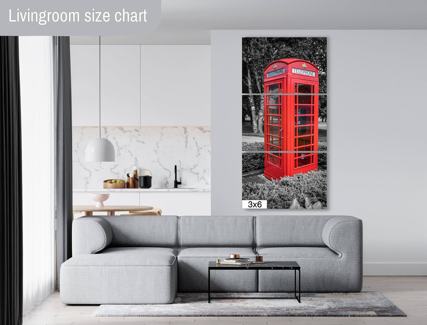 Booth of Memories: Red Phone Booth Vintage Wall Art Photography English Telephone Canvas Metal Print Classic Unique Home Decor