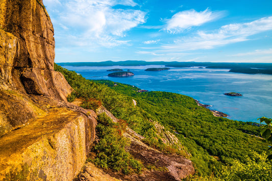 Vertical Wonder: The Precipice Trail in Acadia National Park Wall Art Maine Landscape Photography