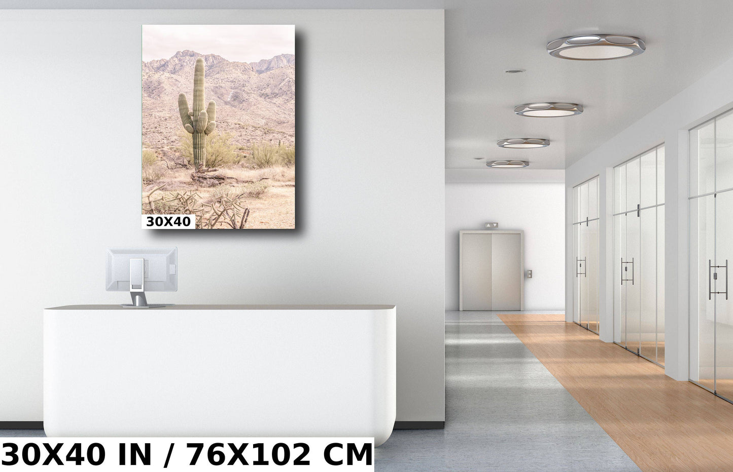 Sculpted Echoes of Nature: Saguaro Cactus Arizona Wall Art Photography Southwestern Cactus Metal Aluminum Print