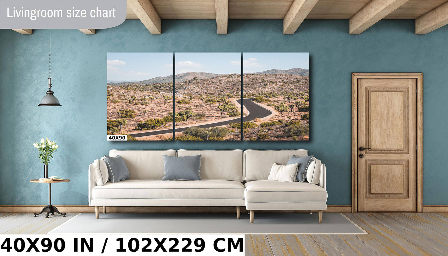 Journey Through Joshua: Joshua Tree National Park Wall Art California Landscape Metal Aluminum Print