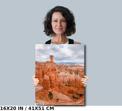 Legend in Stone: Thors Hammer's Legacy Wall Art Bryce Canyon Landscape Photography Utah National Park Metal Acrylic Print