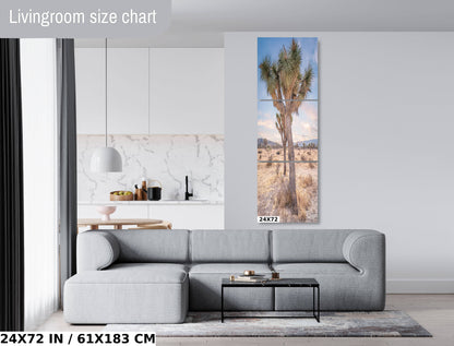 In the Shadow of Giants: Capturing Joshua Tree Wall Art Metal Canvas Print National Park California Desert Landscape
