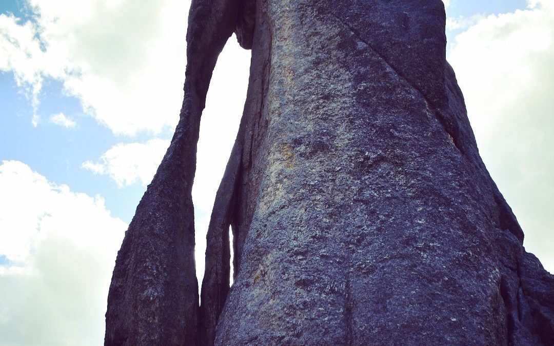 Eye if the needle on Needles Highway. #eyeoftheneedle #custerstatepark #needlesh…