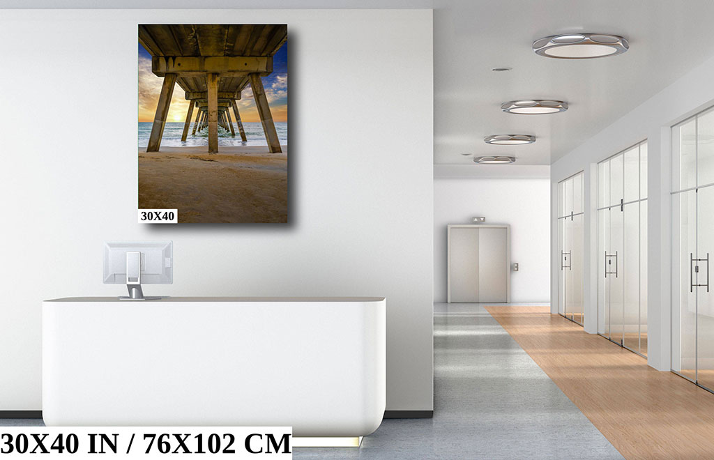 Pier Perspective: Wrightsville Wilmington Beach Diagram