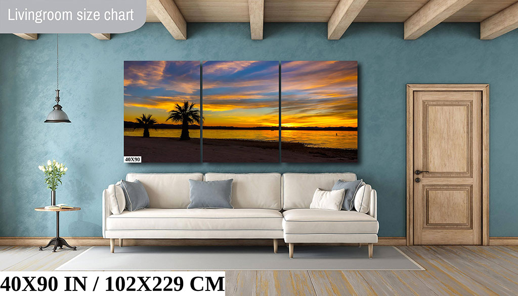 Radiant Horizons: Sunset at Lake Havasu Diagram