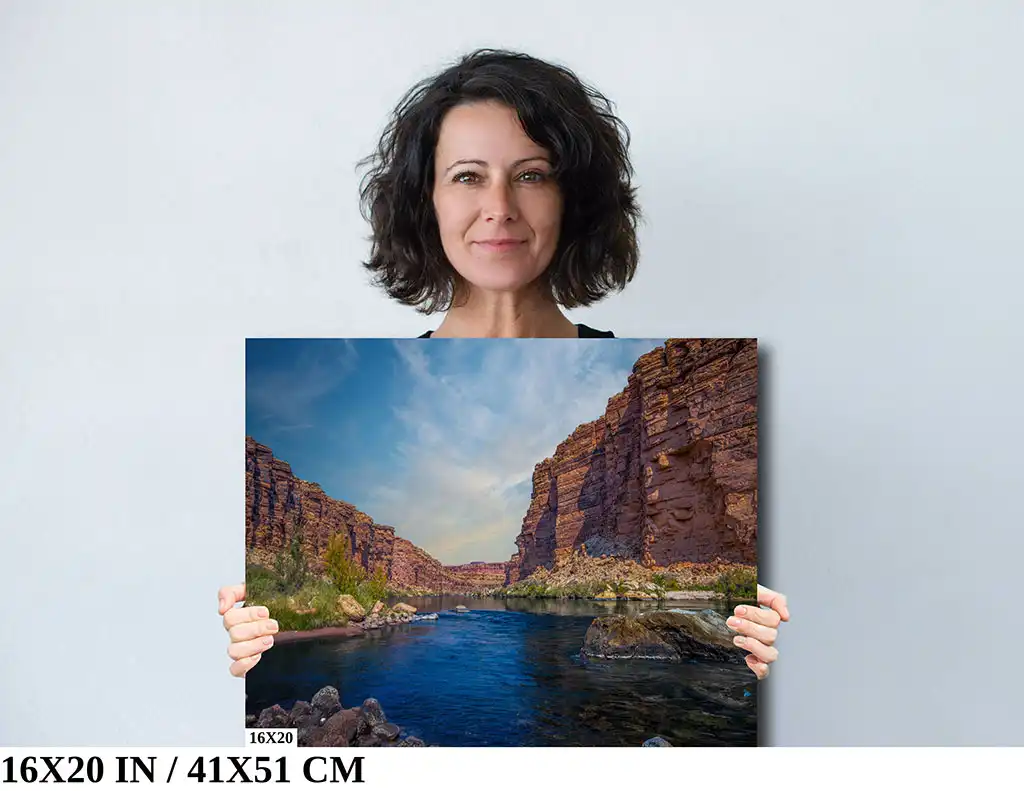 Nature’s Brushstrokes: Colorado River Diagram