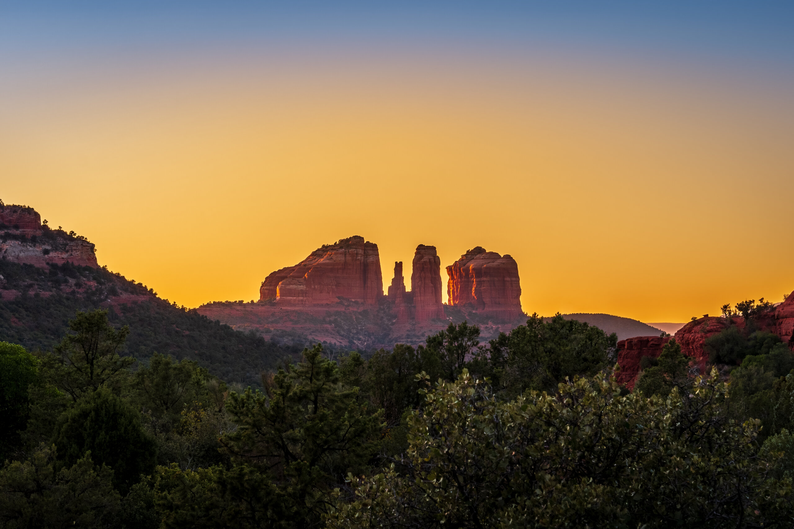 Cosmic Symmetry: Cathedral Rock, Sedona Cosmic Symmetry: Cathedral Rock, Sedona