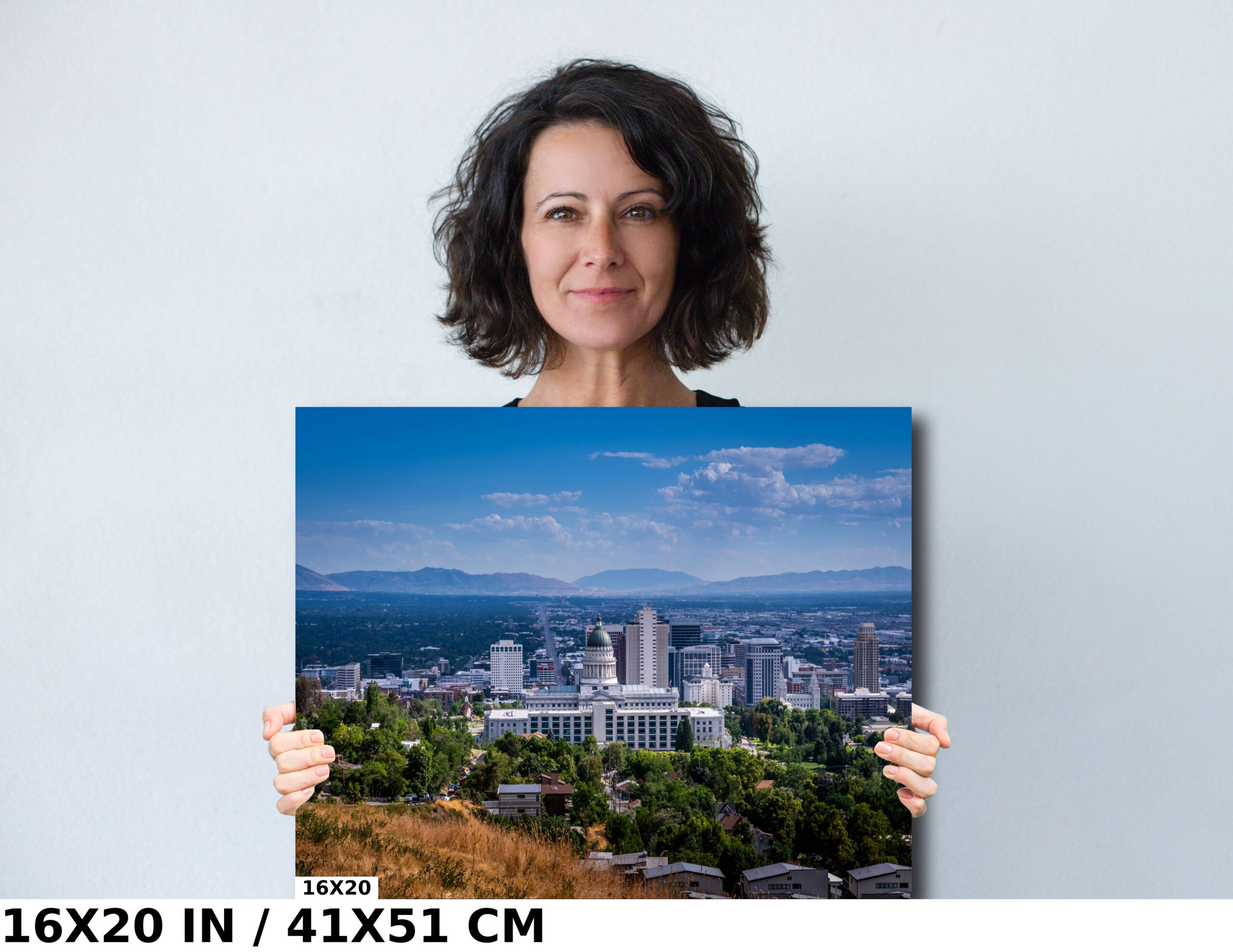 Cityscape Chronicles: Salt Lake Downtown in Utah Diagram