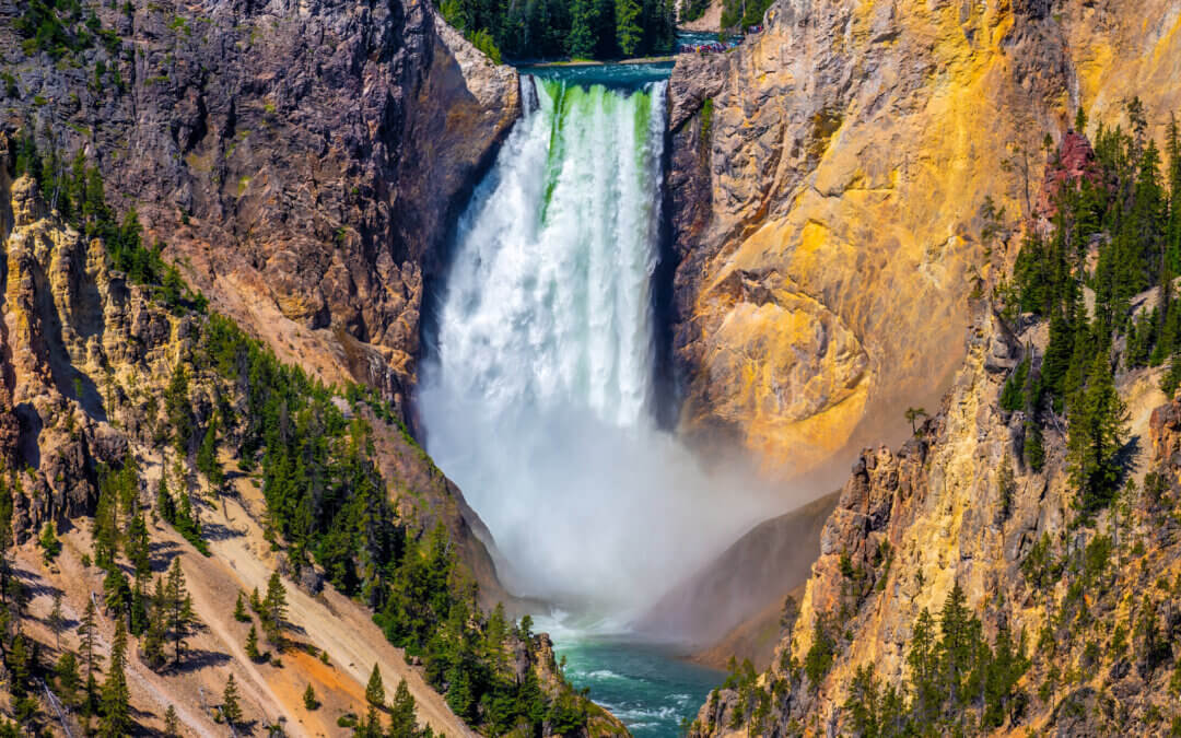 Waterfall Symphony: Upper Falls of the Yellowstone River