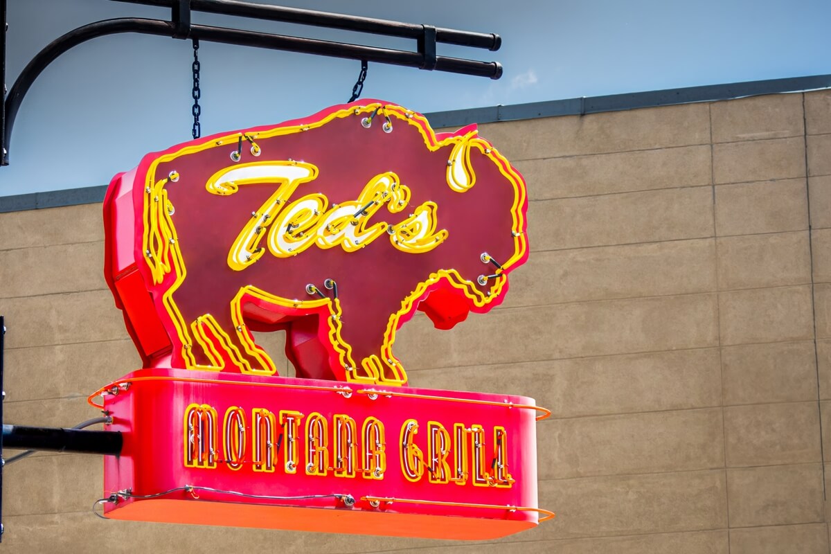 Ted Turner’s Bozeman Restaurant Signage