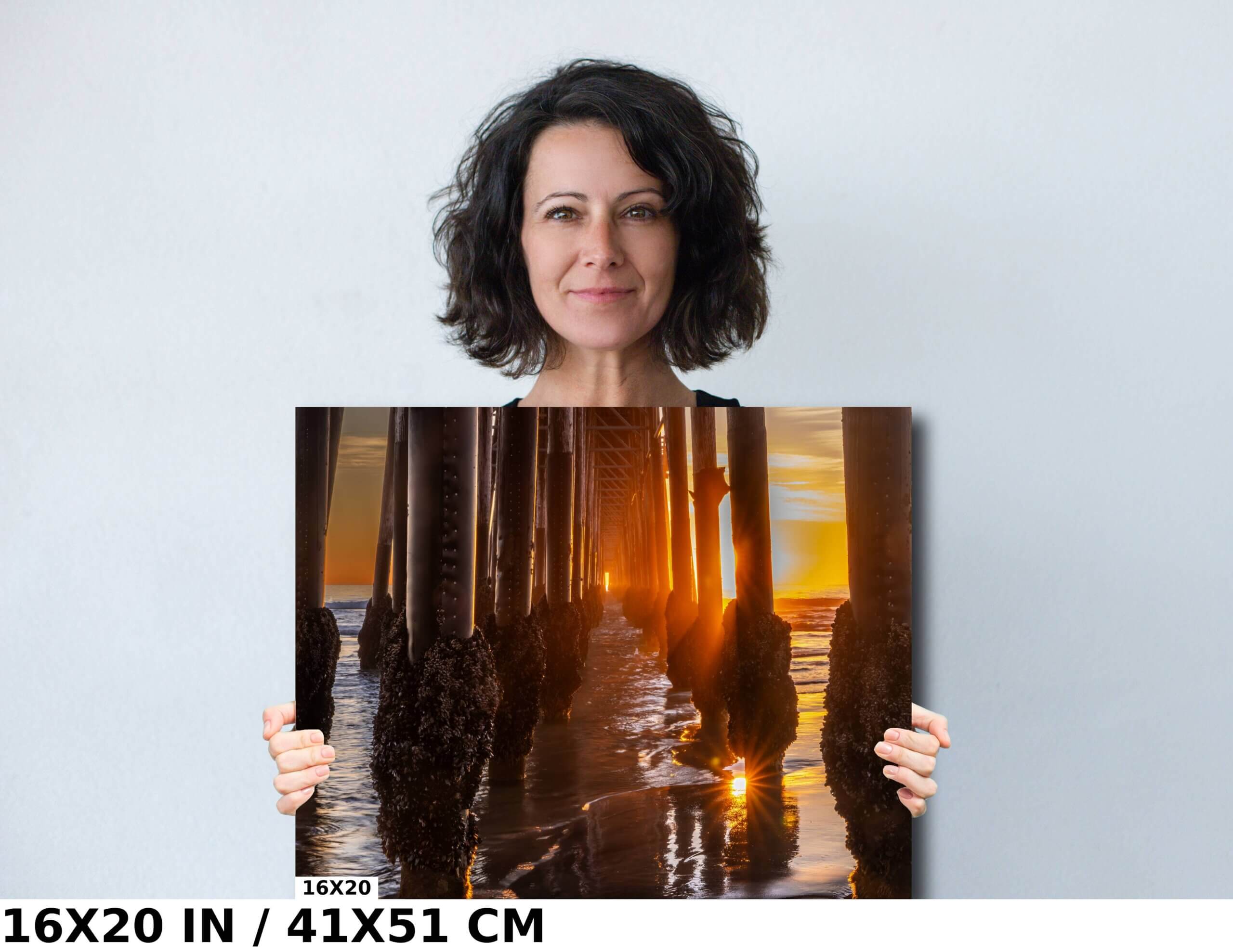 Shimmering Seascape: Oceanside Pier California Diagram