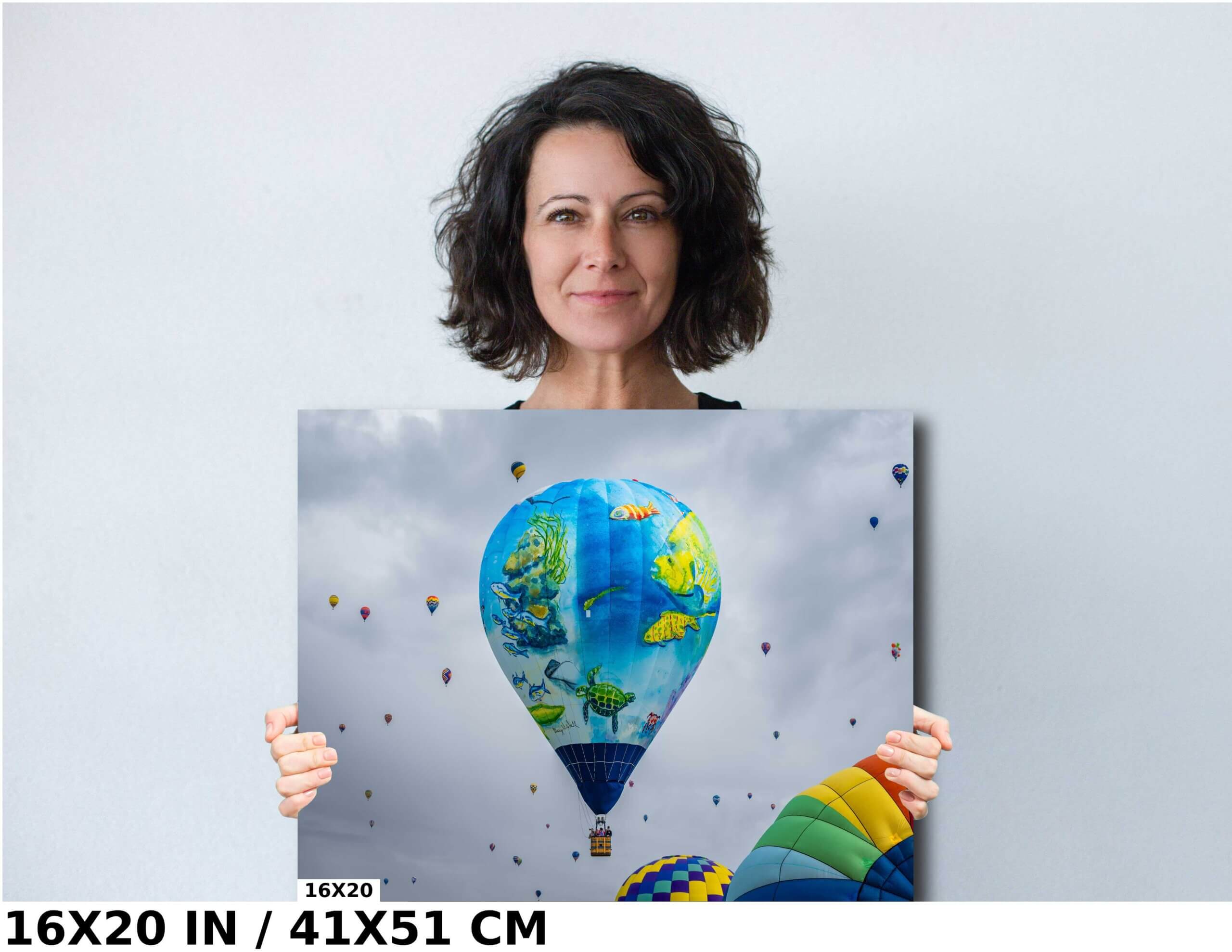 Sea Creature Hot Air Balloon: Albuquerque Balloon Fiesta Diagram