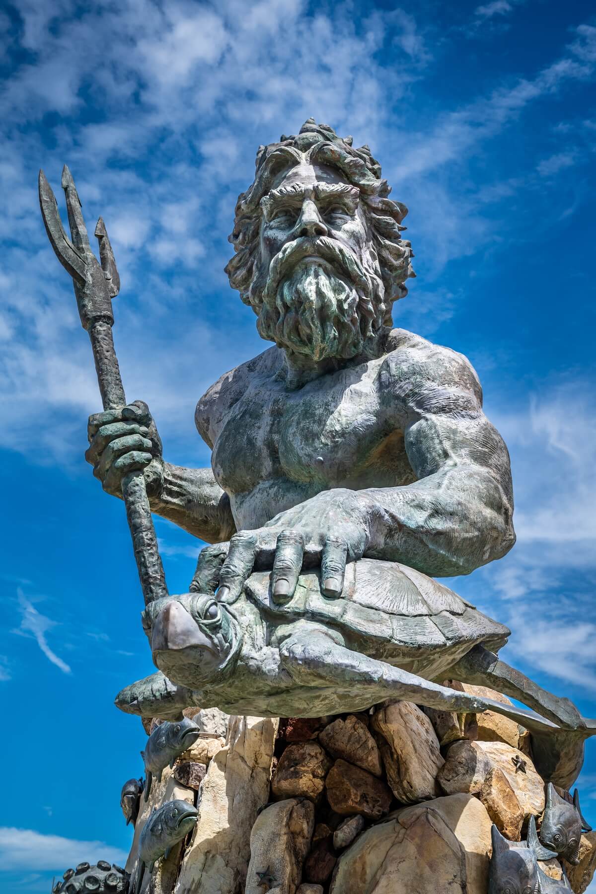 Up Close with King Neptune: Detailed Shot of King Neptune