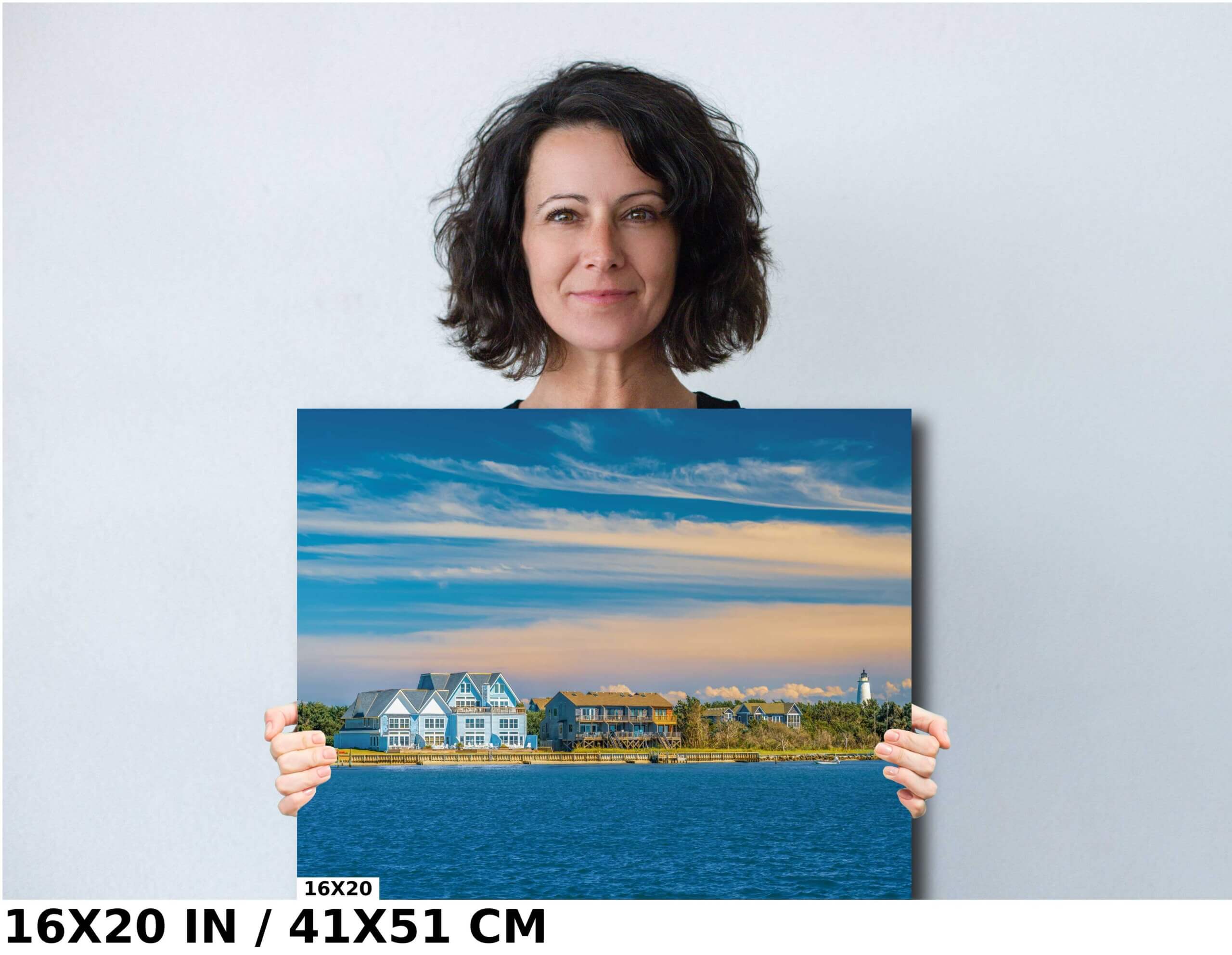 Outer Banks Living: Homes and Lighthouse in One Frame Diagram