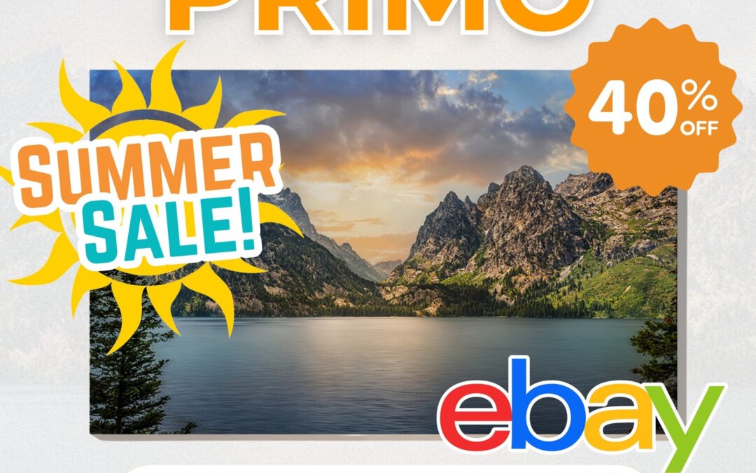 Primo Summer Sale – Now on eBay! From July 8–11, take 40% OFF stunning wall art …