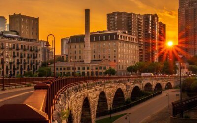 I was visiting my hometown of Minneapolis to photograph the Supermoon, which onl…