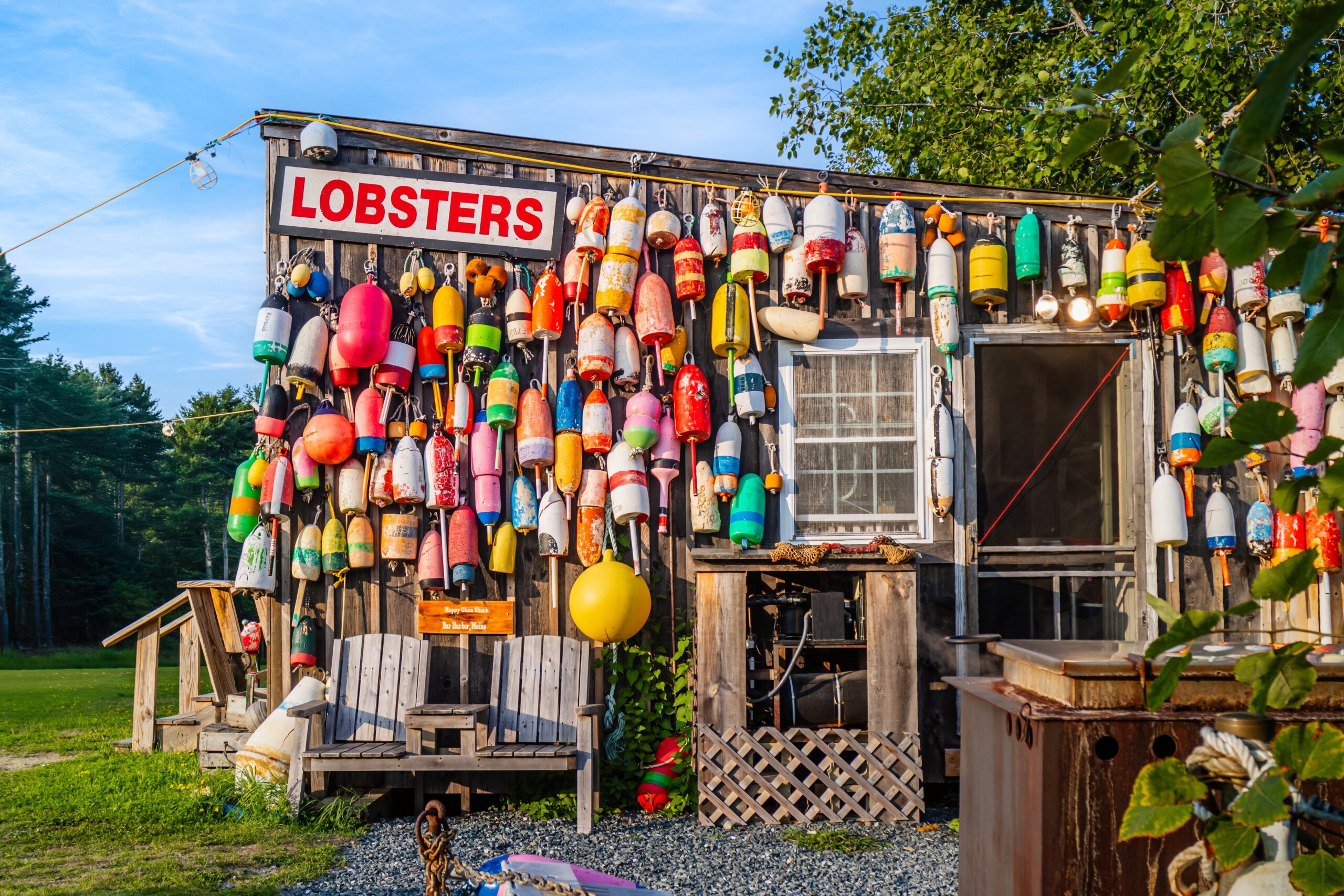 Bar Harbor Buoys: The Happy Clam Shack in Bar Harbor