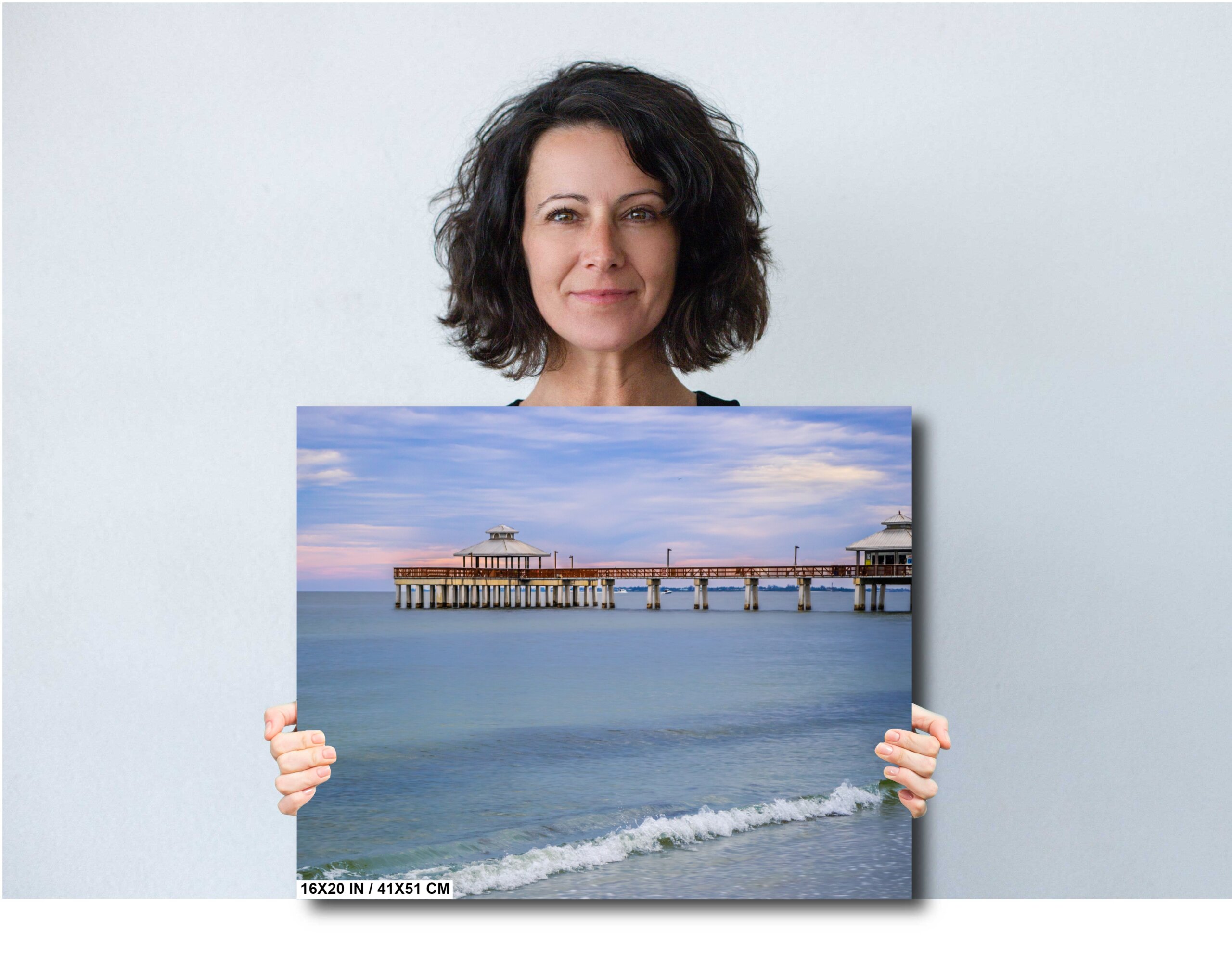 Before The Storm: Old Fishing Pier in Fort Myers Beach Diagram