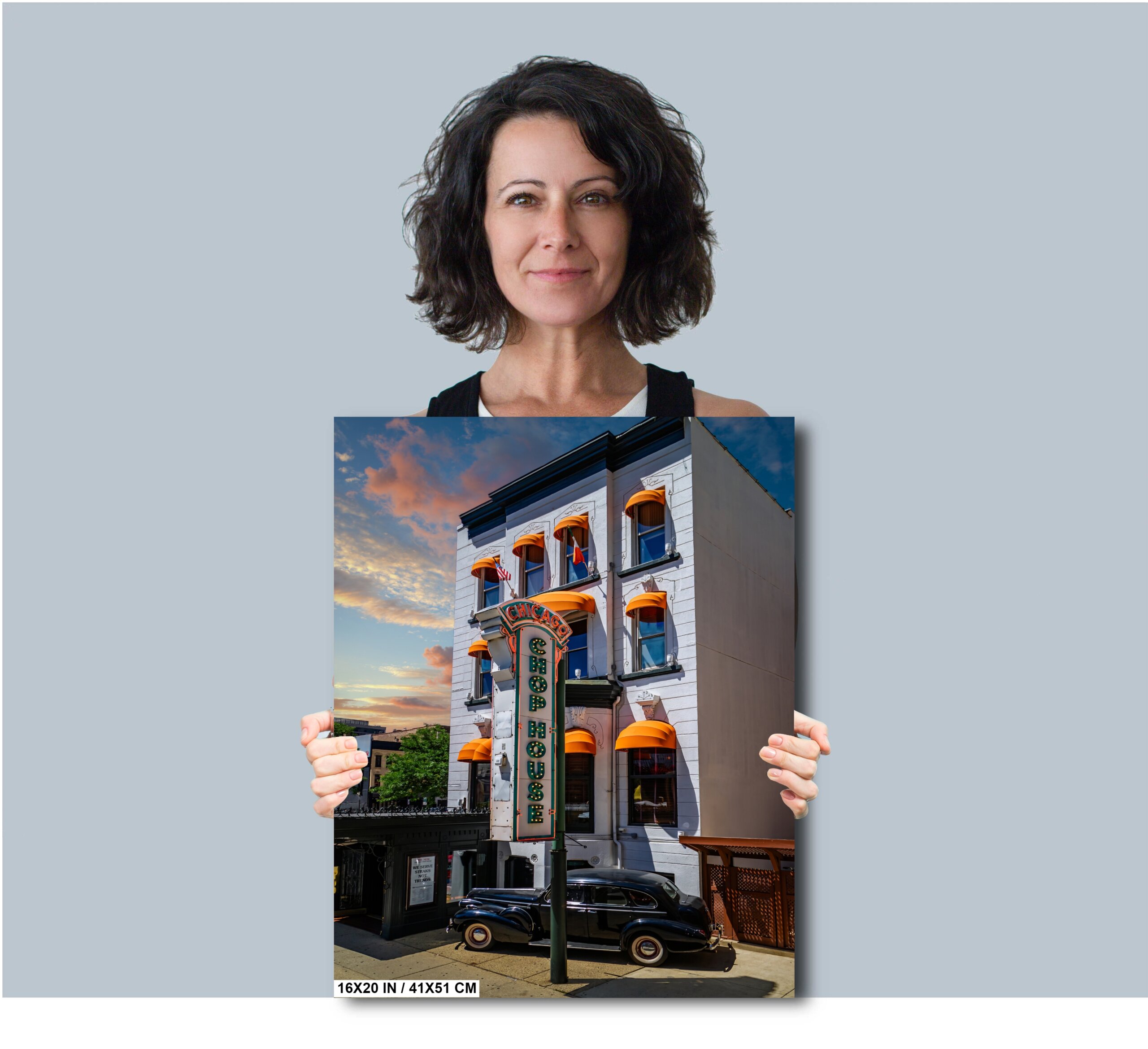 Chicago Chop House Restaurant: Classic Signage Architecture Diagram