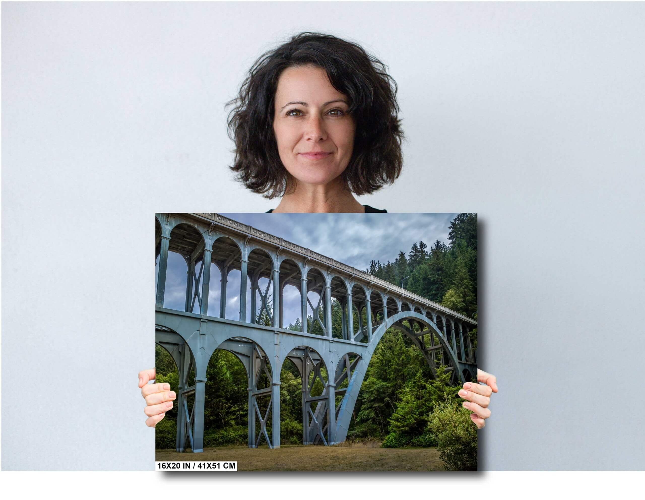 Oregon Coastal Passage: Cape Creek Bridge, Heceta Headland Diagram