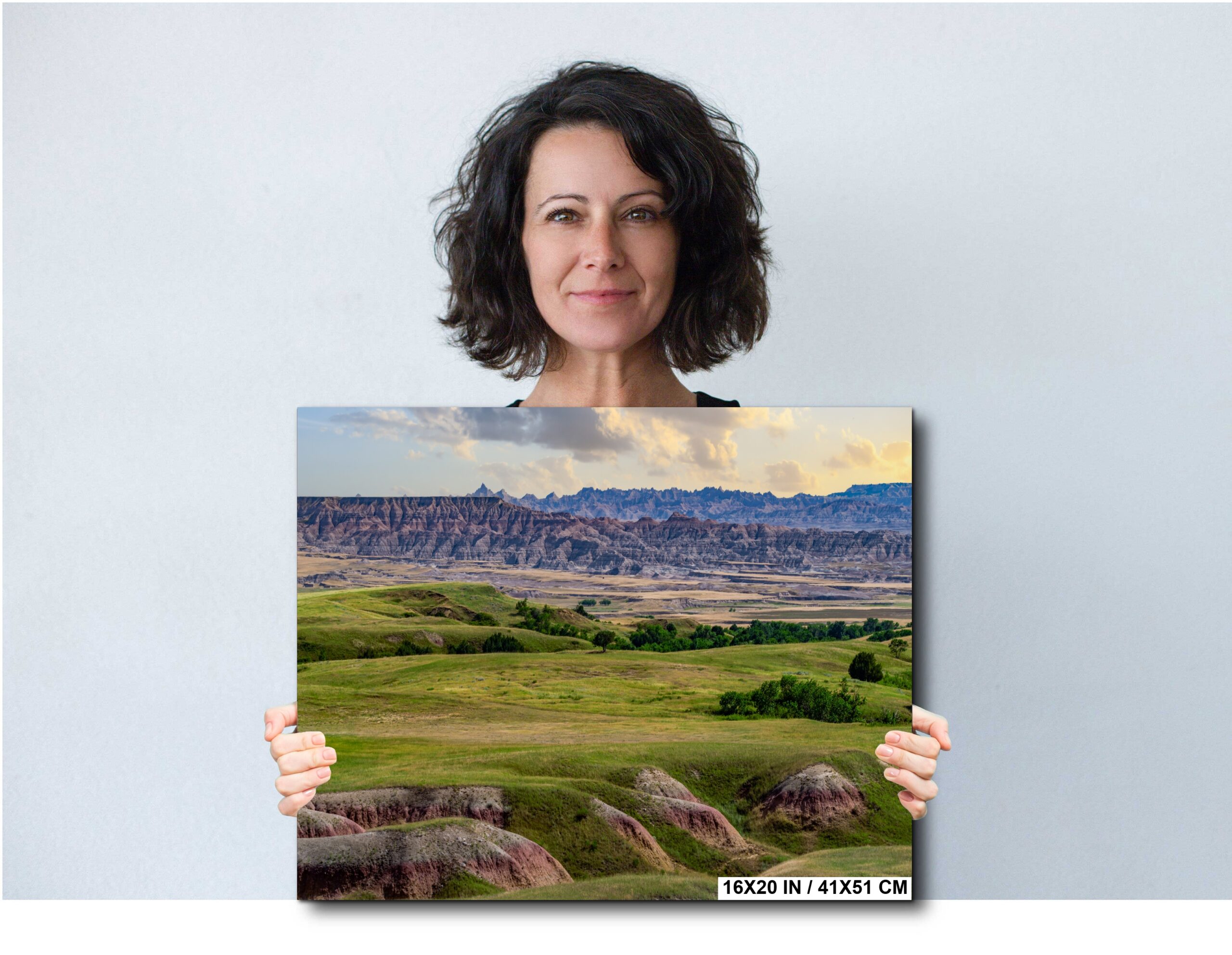 Badlands National Park Prairie and Buttes South Dakota Landscape Diagram