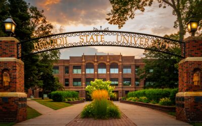 Bemidji State University Minnesota Historic Entrance Arch Campus