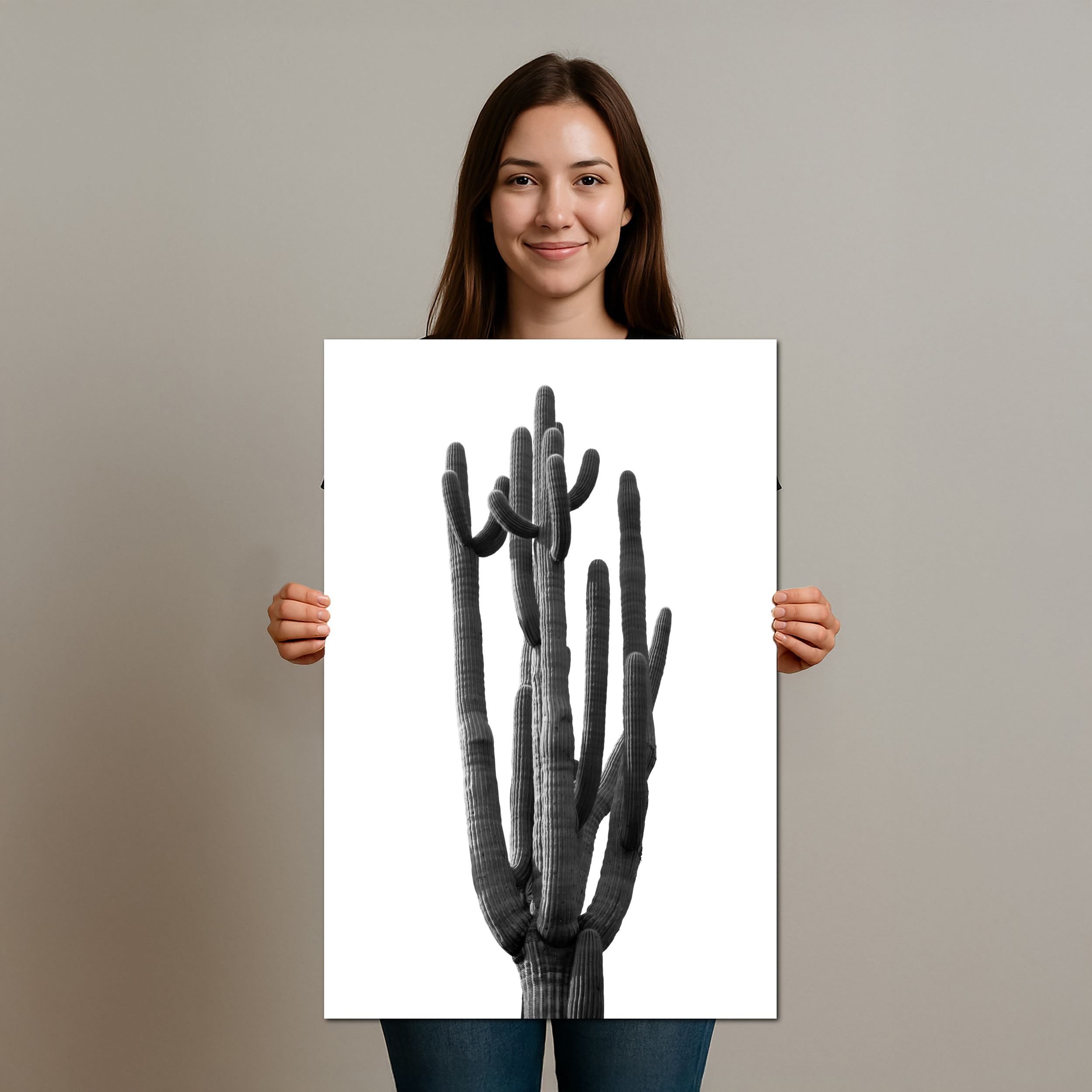 Towering Cactus Catalina State Park Arizona Wall Art Print Black White Desert Photography Diagram Towering Cactus Catalina State Park Arizona Wall Art Print Black White Desert Photography Diagram