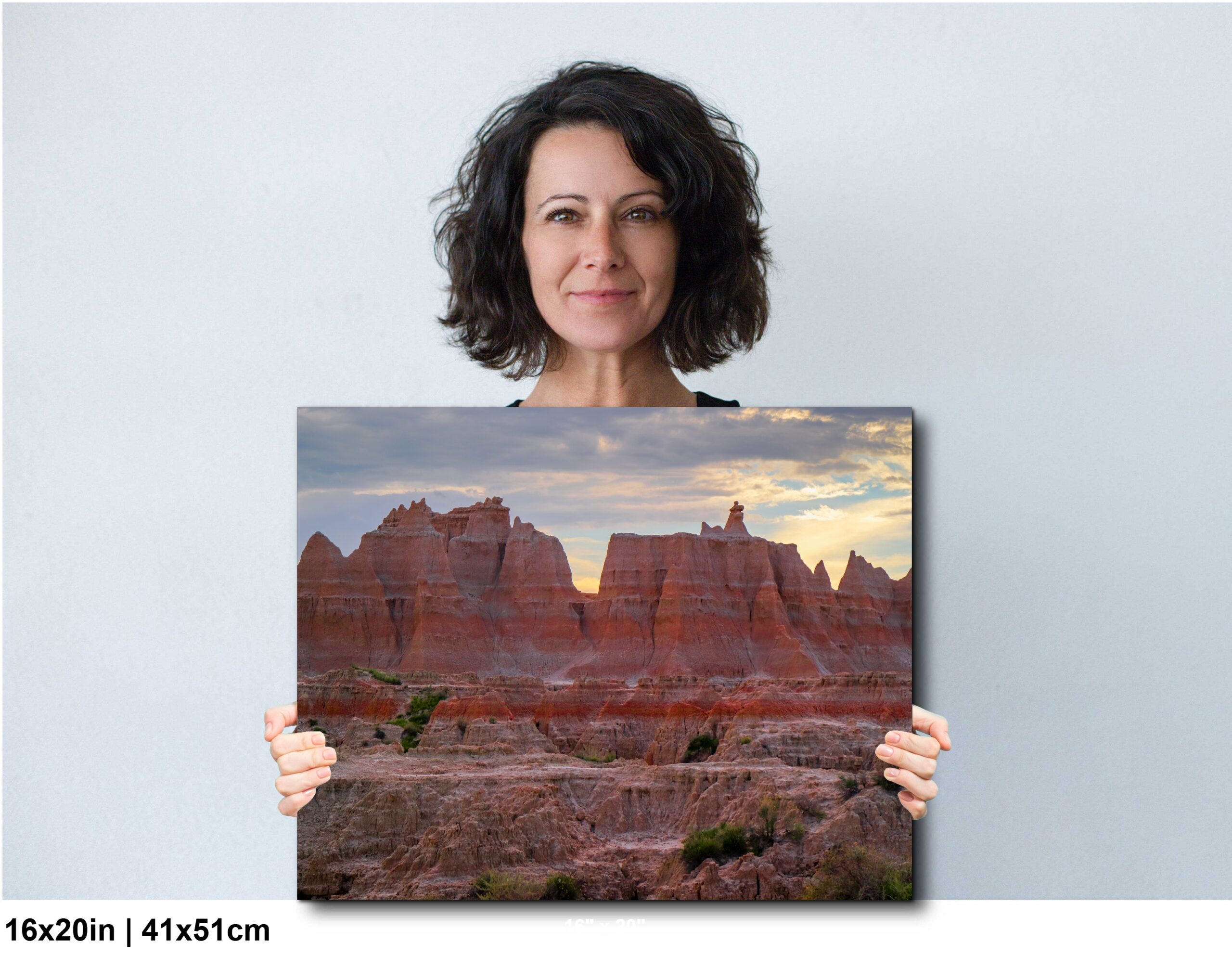 Badlands National Park South Dakota Red Rock Citadel Formation Diagram