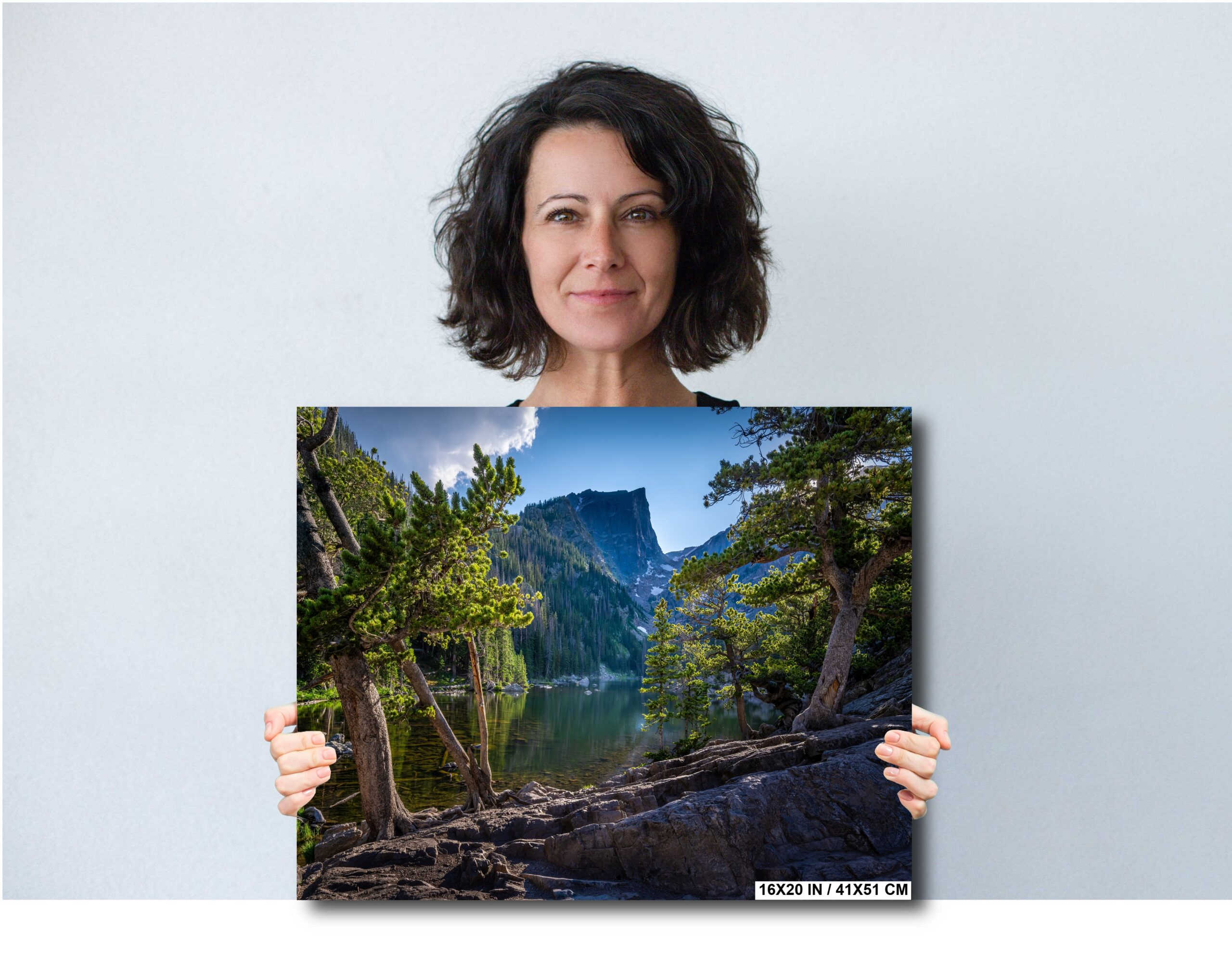 Lake of the Pines: Bear Lake, Rocky Mountain National Park Diagram