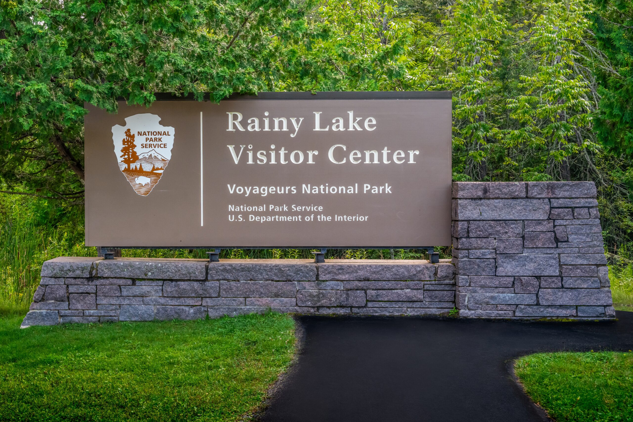 Voyageurs National Park Rainy Lake Visitor Center Sign Photography Print