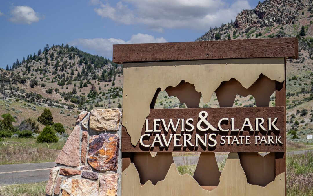Lewis & Clark Caverns Sign: Montana State Park