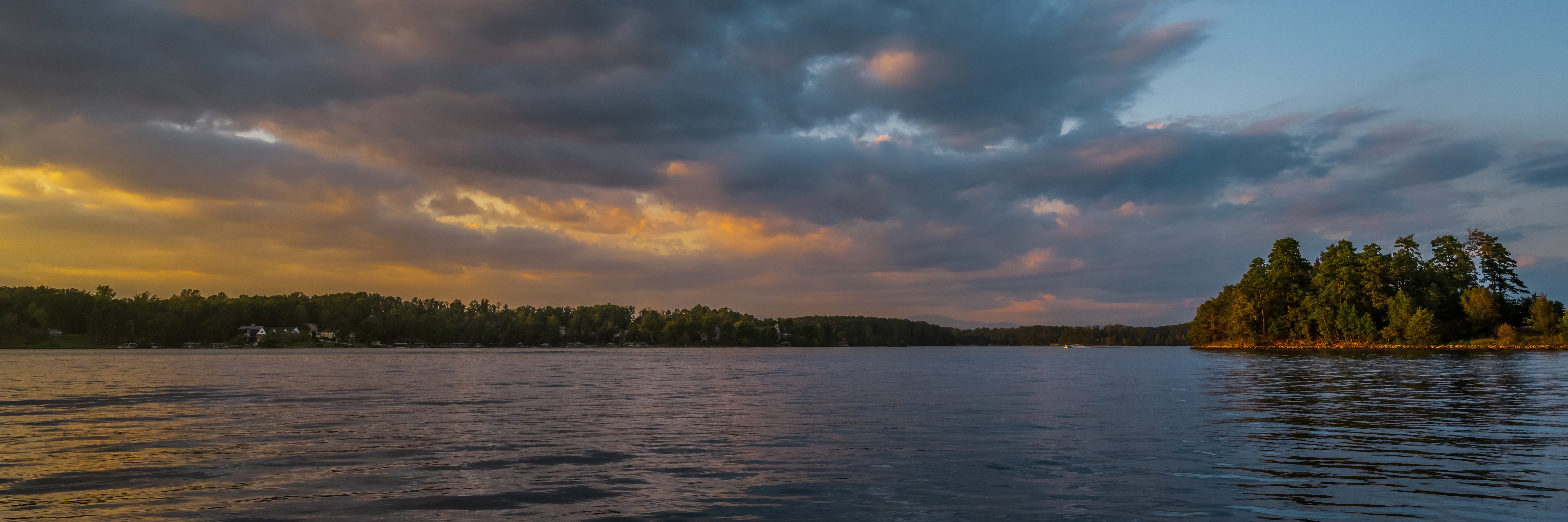 Peaceful Lake Keowee at Dusk South Carolina