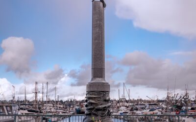 Fishermen’s Memorial Statue Seattle Fishing Harbor Fine Art Print