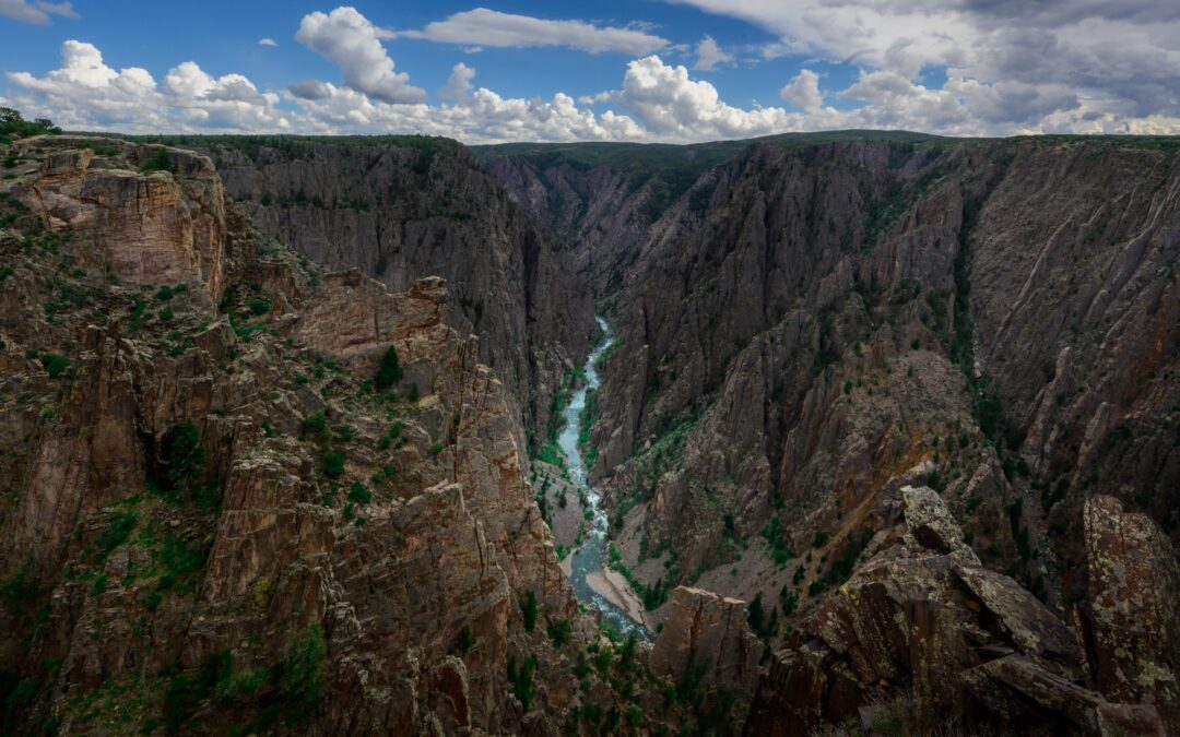Gunnison River View North Rim Black Canyon of the Gunnison