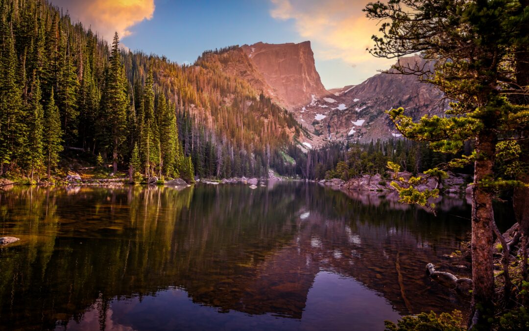 Peak Reflections on Dream Lake: Rocky Mountain National Park Colorado