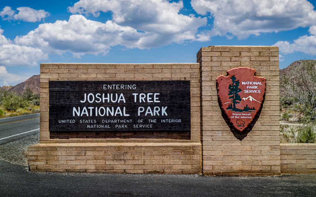 Joshua Tree National Park Entrance Sign
