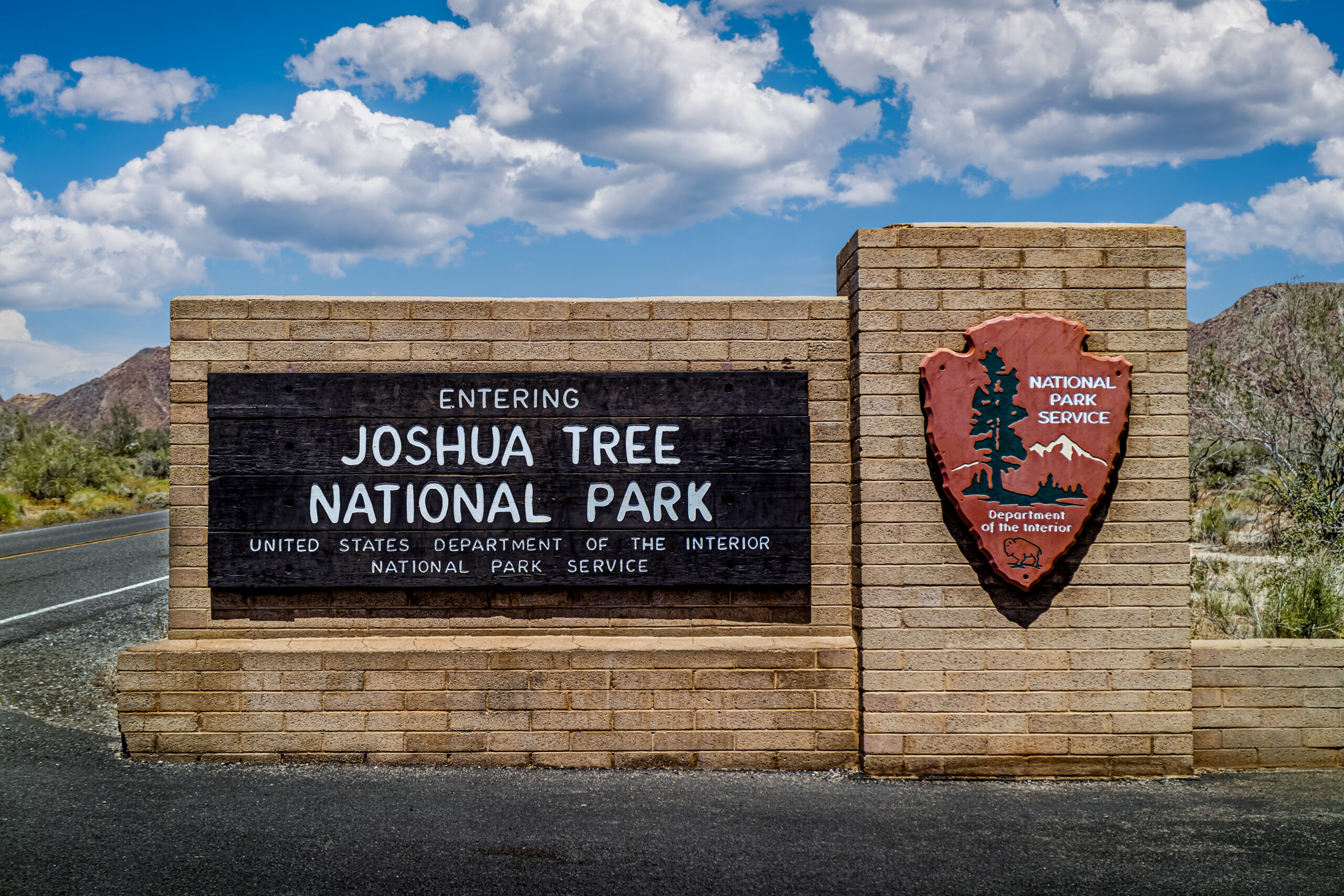 Joshua Tree National Park Entrance Sign
