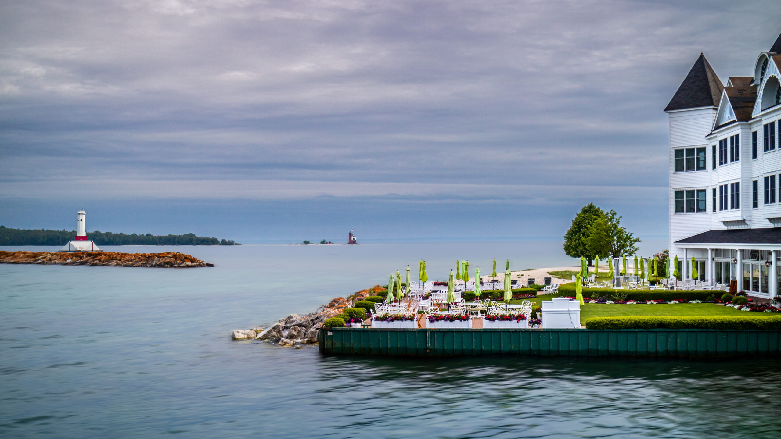 Mackinac Island Retreat: Hotel Iroquois Mackinac Island Side View Mackinac Island Retreat: Hotel Iroquois Mackinac Island Side View