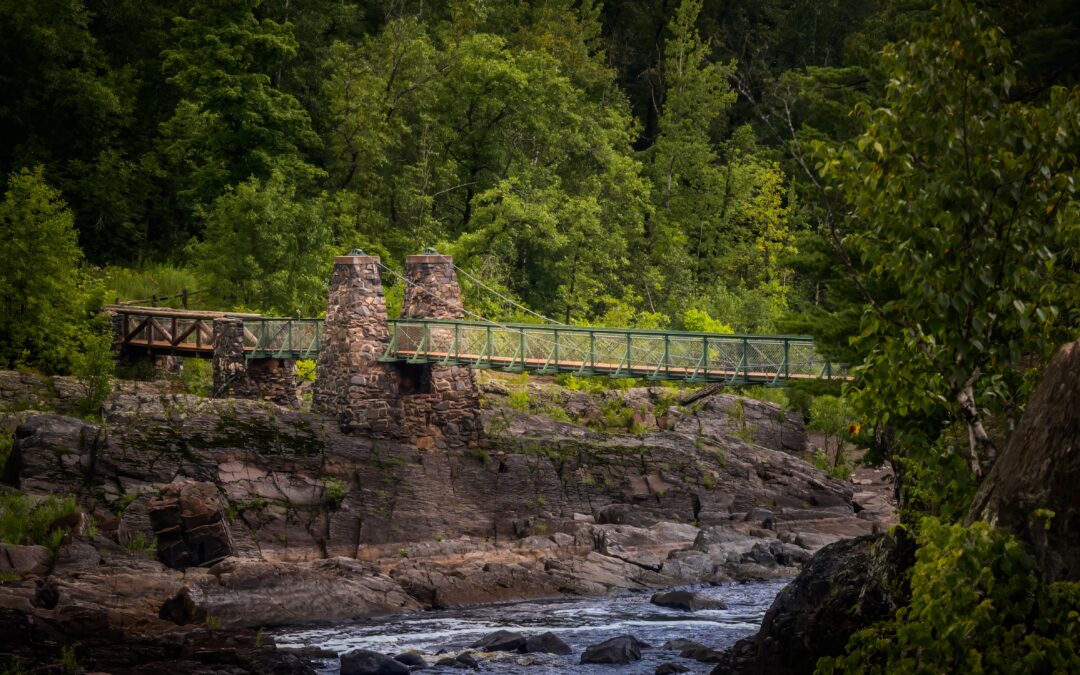 Swinging Bridge Jay Cooke State Park Minnesota