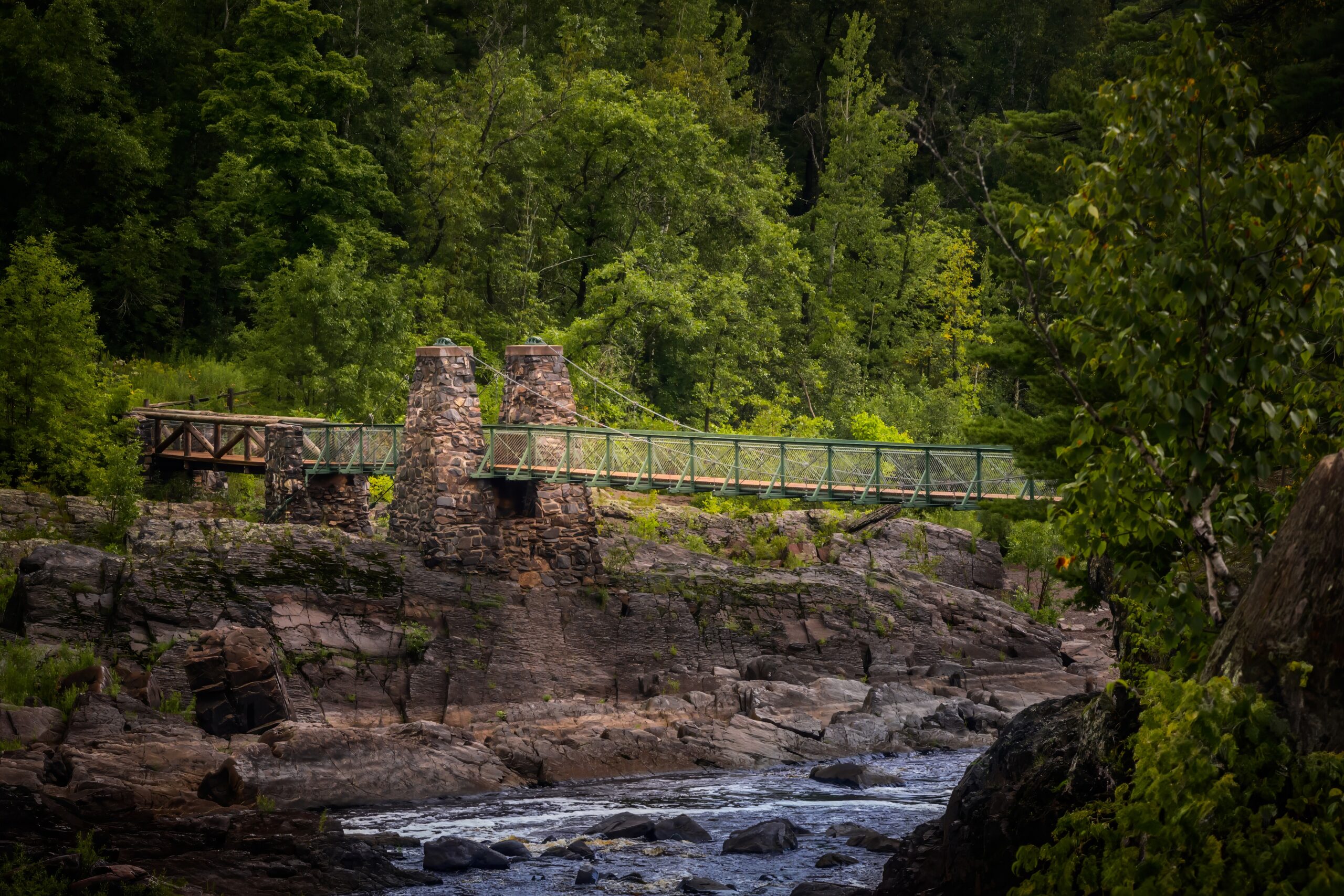 Swinging Bridge Jay Cooke State Park Minnesota Swinging Bridge Jay Cooke State Park Minnesota