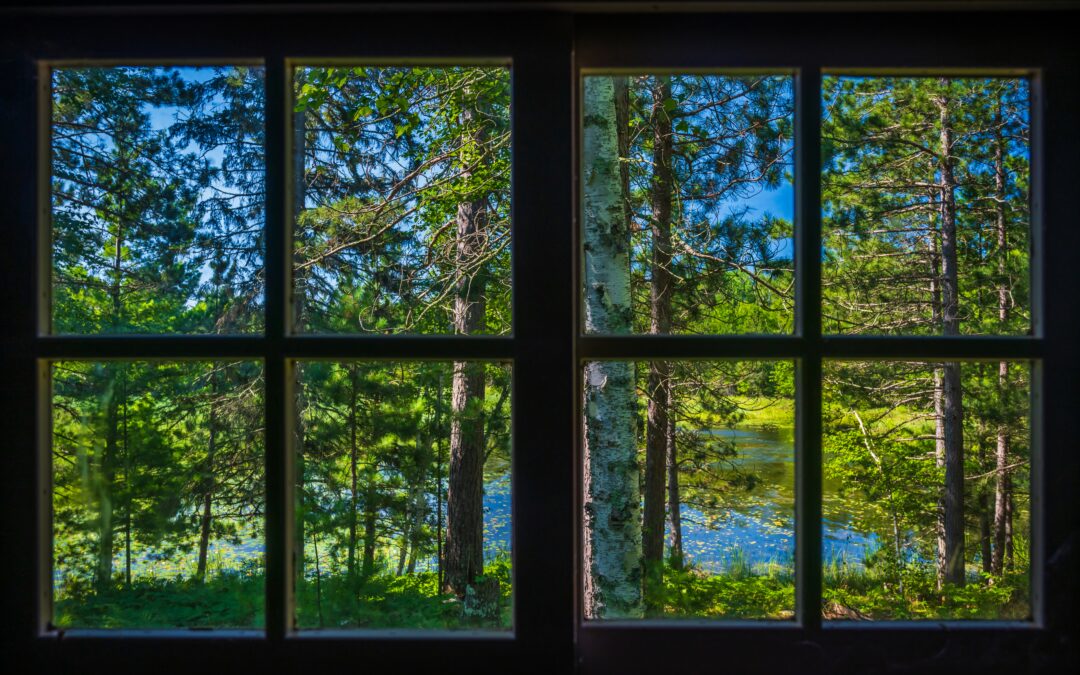 Stevens Island Voyageurs National Park Cabin Window